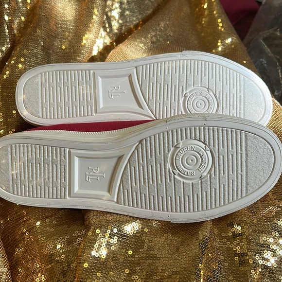 NWOB.. RL Poly slip on in pink - Picture 4 of 7